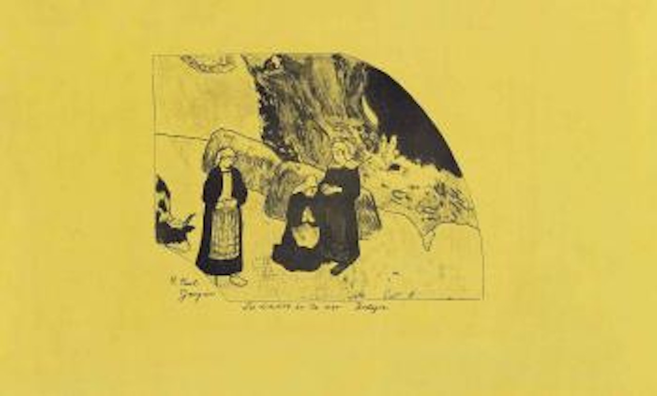 Les Dames de la Mer, Bretagne, from: Suite Volpini (Guérin, Mongan, Kornfeld 7; Joachim 4 Ab) by After Paul Gauguin