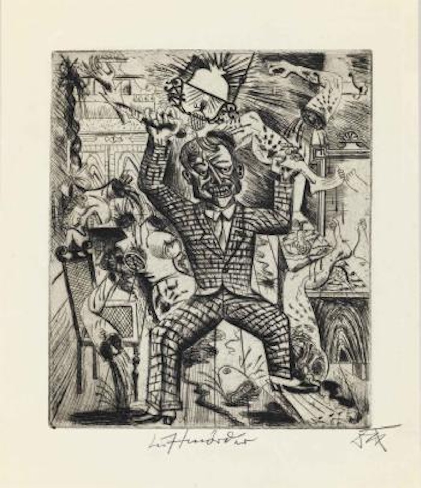 Lustmörder, from: 5 Radierungen (K 14a) by Otto Dix
