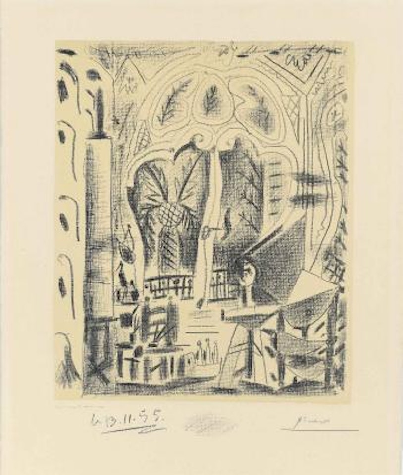 LâAtelier de Cannes (B. 778; M. 267) by Pablo Picasso