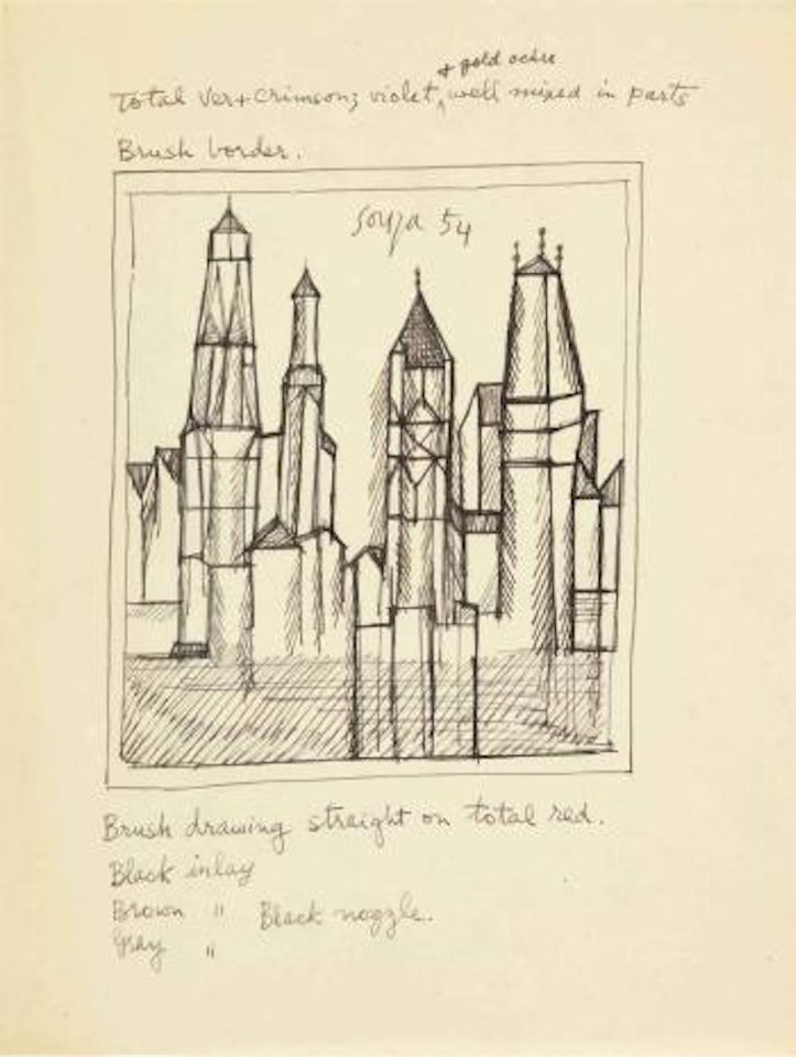 Untitled (Study for Cityscape) by Francis Newton Souza