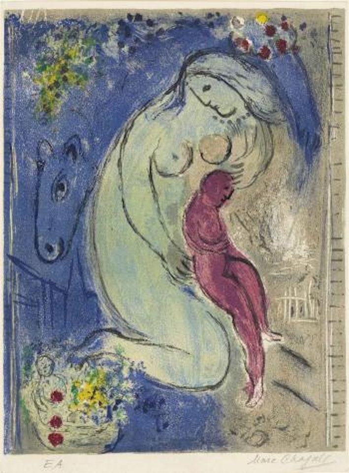 Quai aux Fleurs (M. 99) by Marc Chagall