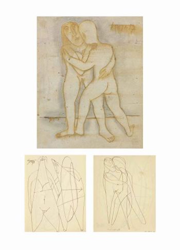 Untitled (Lovers) by Francis Newton Souza