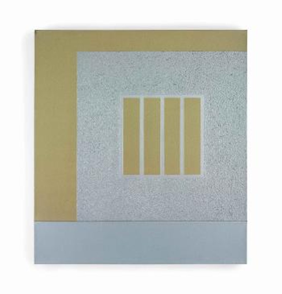 Silver Prison by Peter Halley