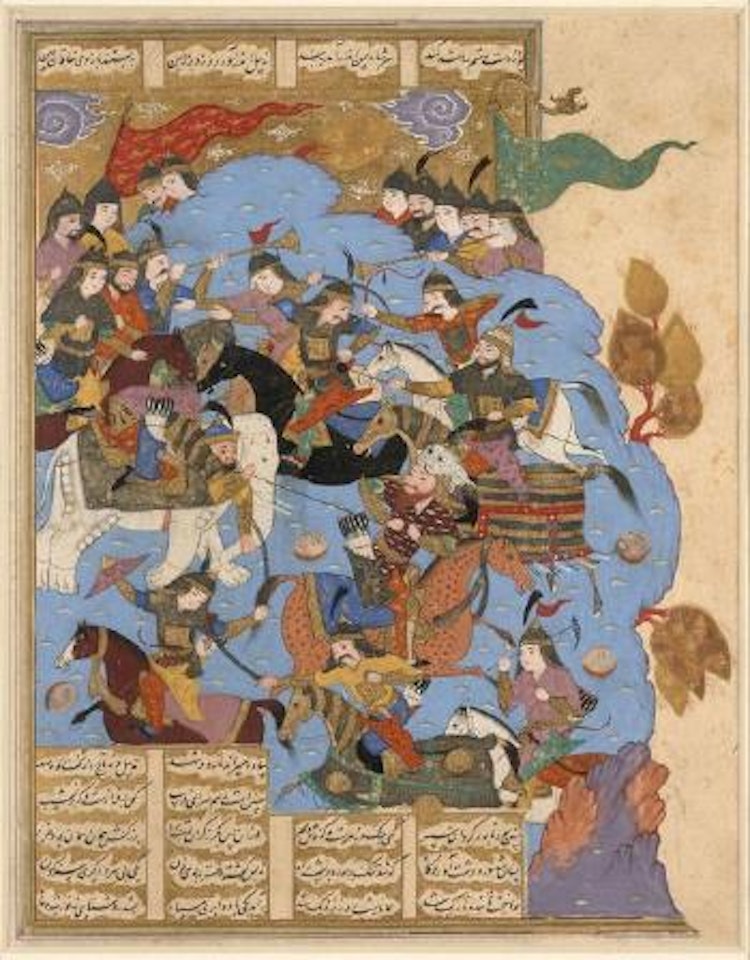 Rustem et Le Khaqan de Chine by Safavid School