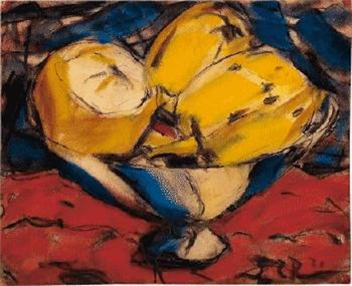 Stilleben mit Quitten by Christian Rohlfs