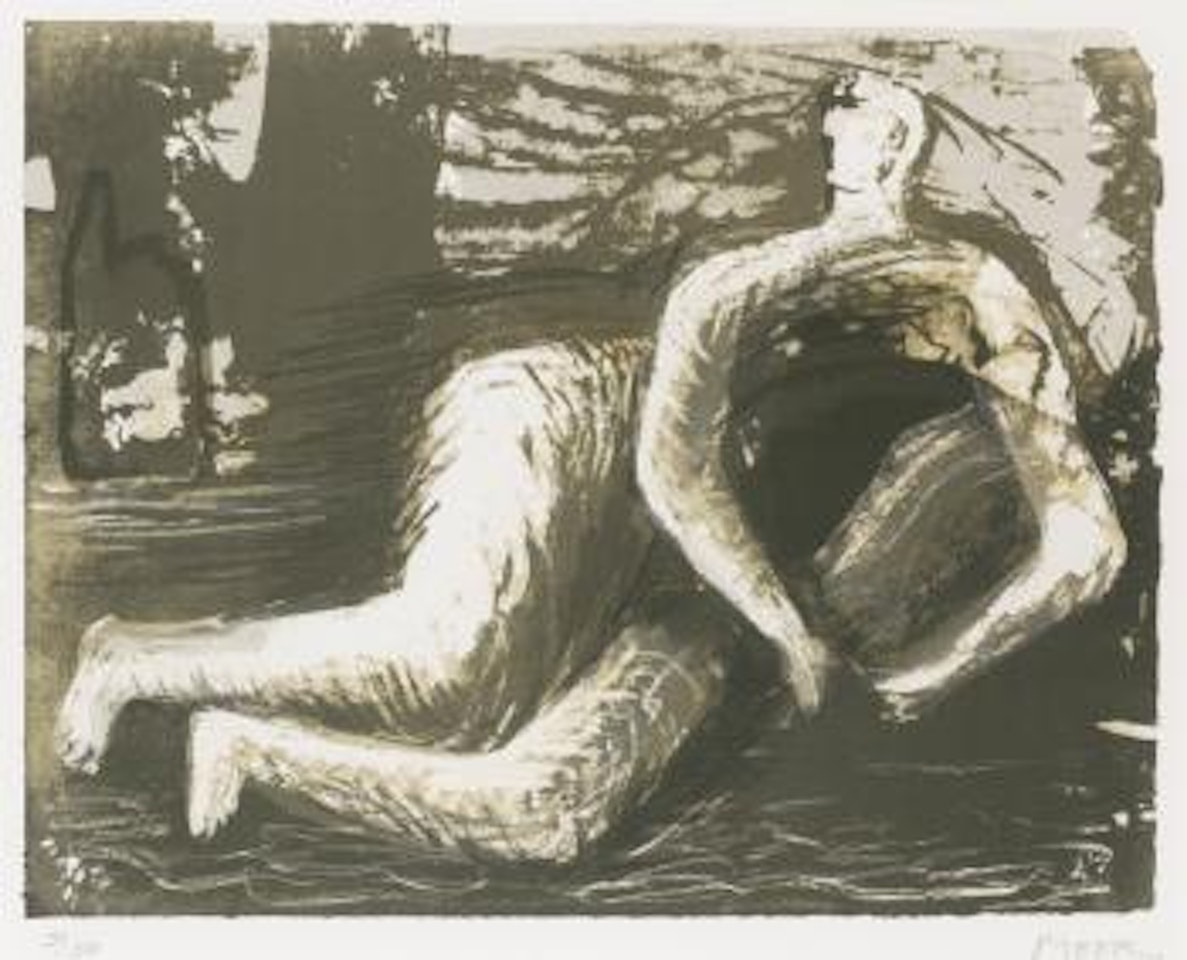 Adam (Illustrated); And Eve (Cramer 574-575) by Henry Moore