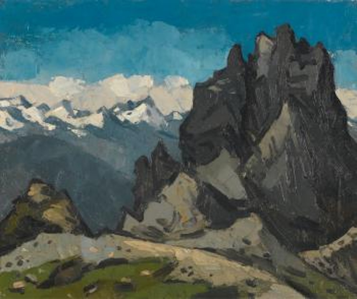 Austrian Alps by Kyffin Williams