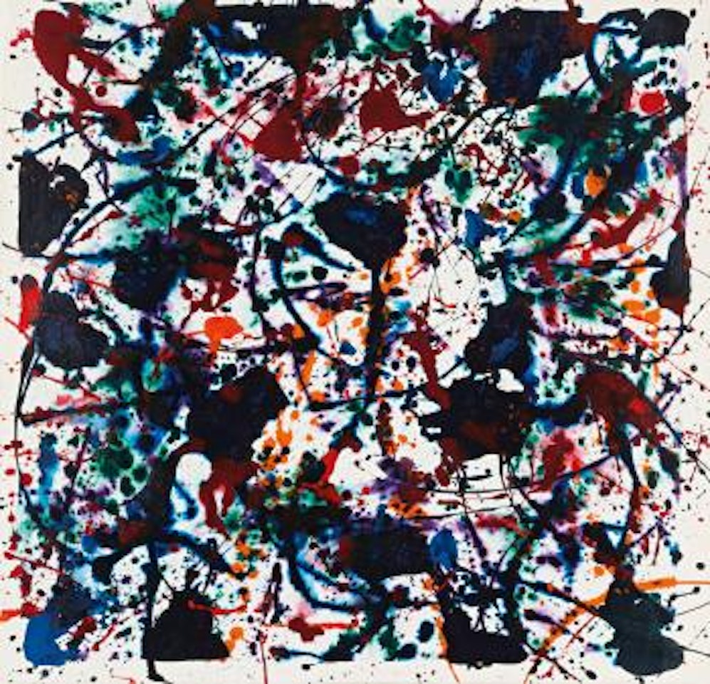 Falling by Sam Francis