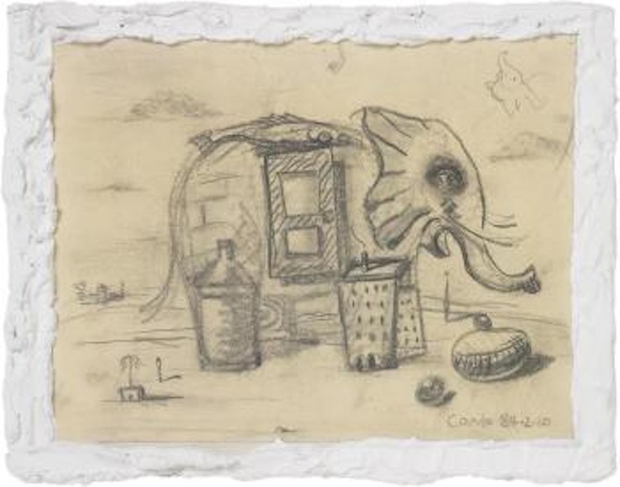 Carboncino, 1984 by George Condo