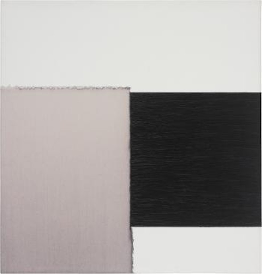 Painting paynes Grey/Red oxide on White, 1998 by Callum Innes
