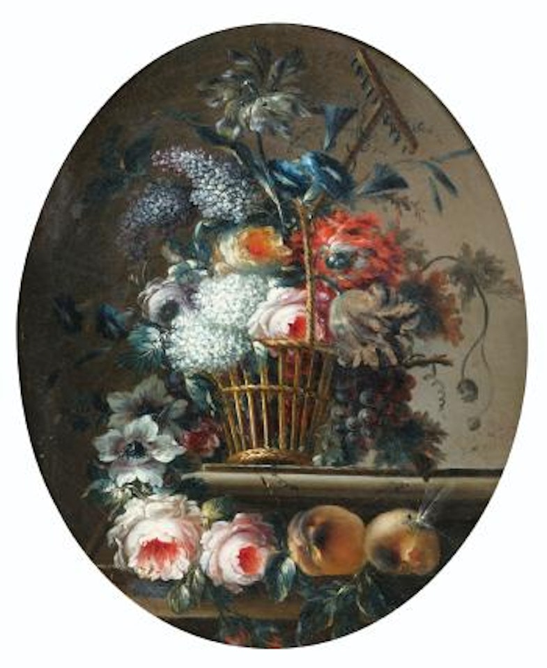 Nature Morte Au Panier de Fleurs by Jean Jacques Bachelier