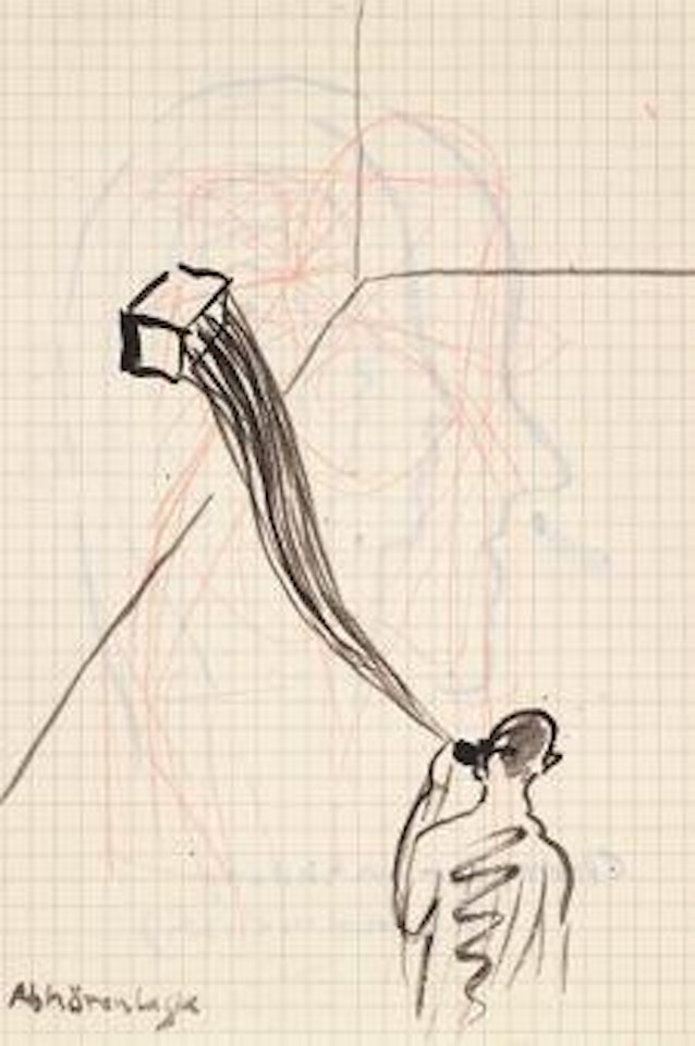 Abhöranlage. Charakterunbilding (Zweibelmensch) by Sigmar Polke