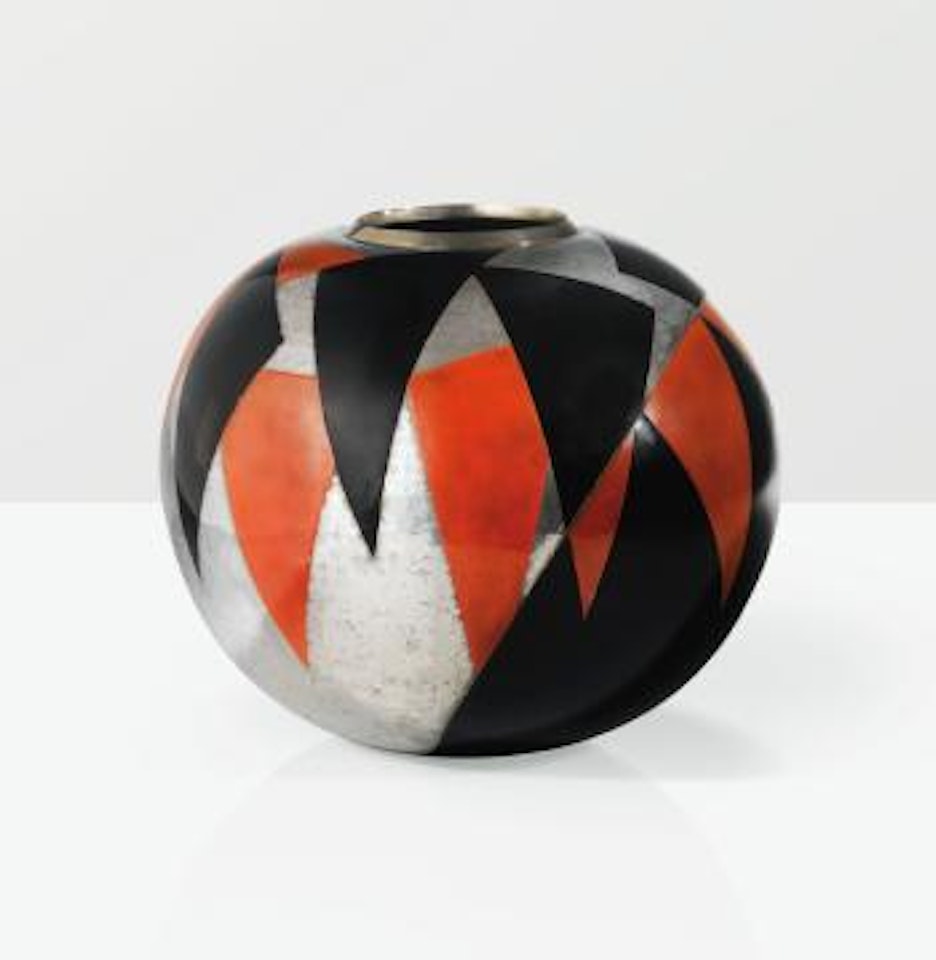 Vase Boule by Jean Dunand