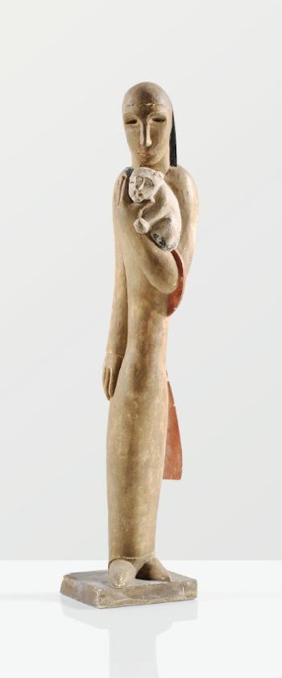 Femme Au Chat by Jean Lambert-Rucki