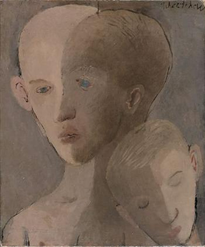 Trois têtes by Pavel Tchelitchew