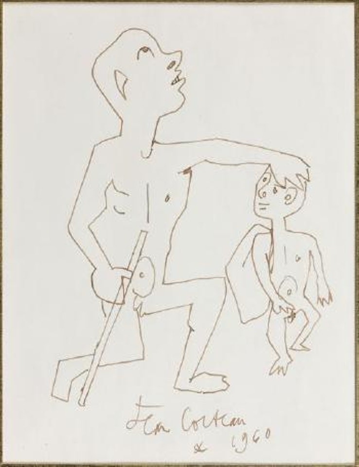 Fumeur d’opium et enfant by Jean Cocteau
