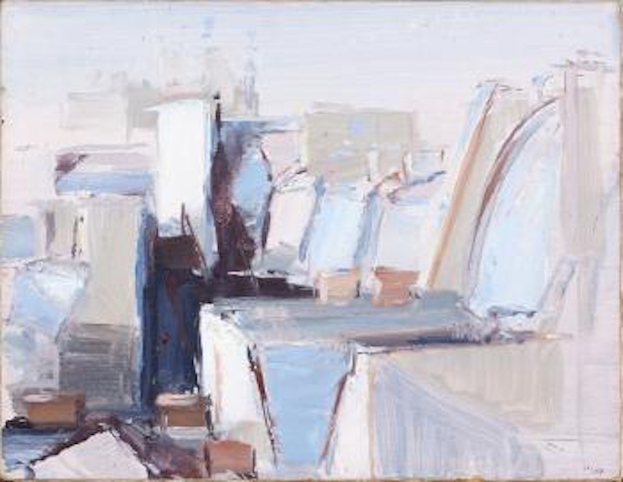 Les toits by Jean Hélion