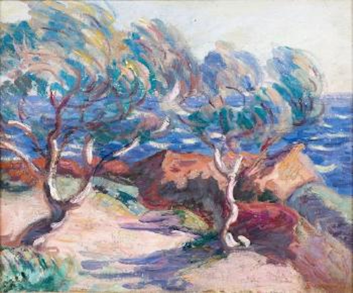 Le trayas, paysage du midi by Armand Guillaumin