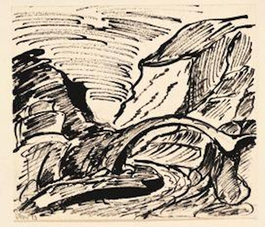 Apenninen-Landschaft by Walter Dexel