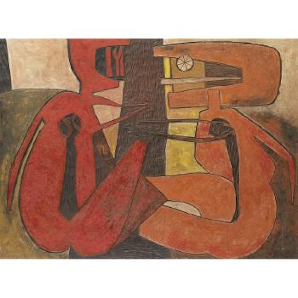 Two figures by Cecil Skotnes