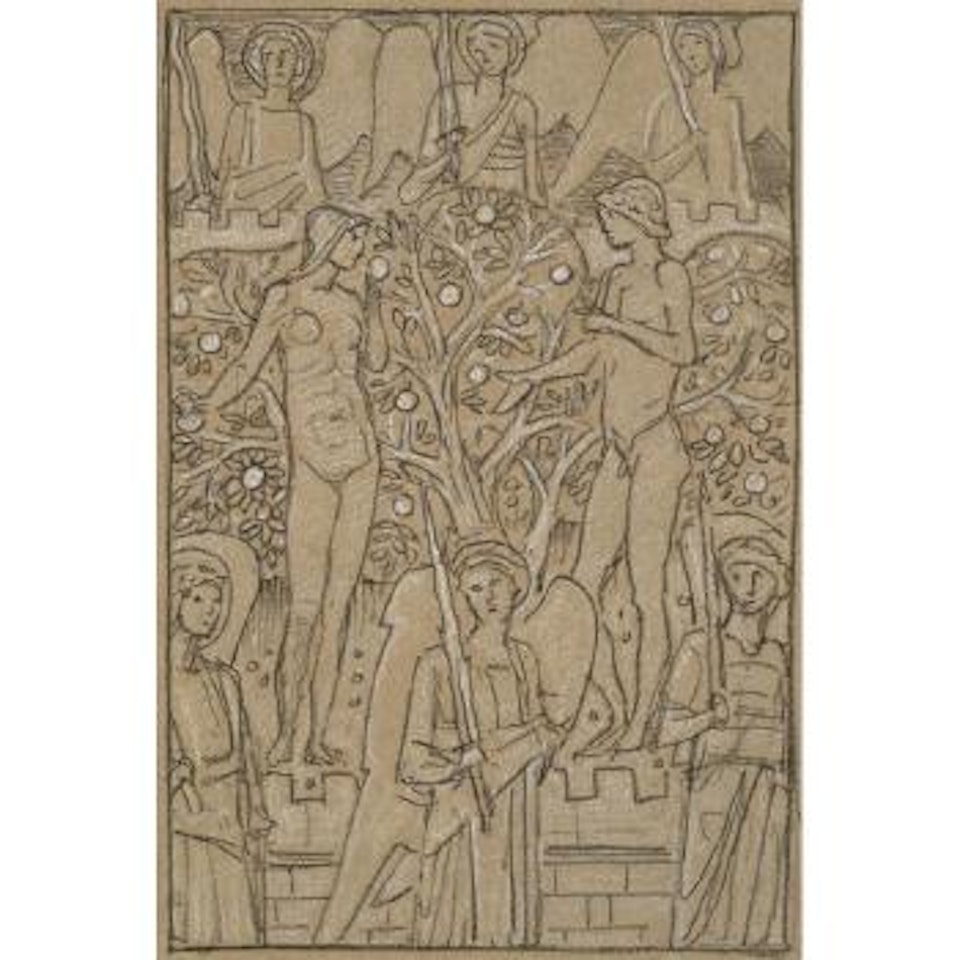 Adam and Eve in Paradise by Edward Coley Burne-Jones