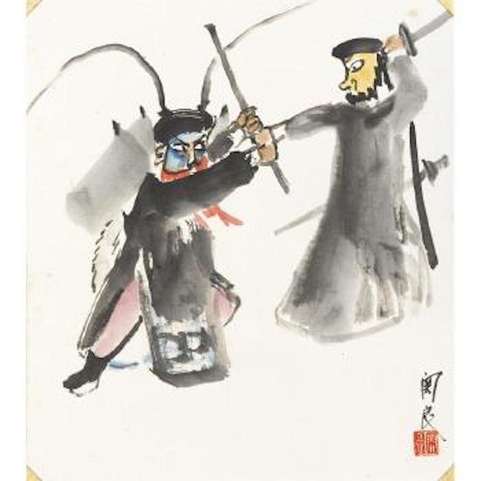 Opera Figures by Guan Liang