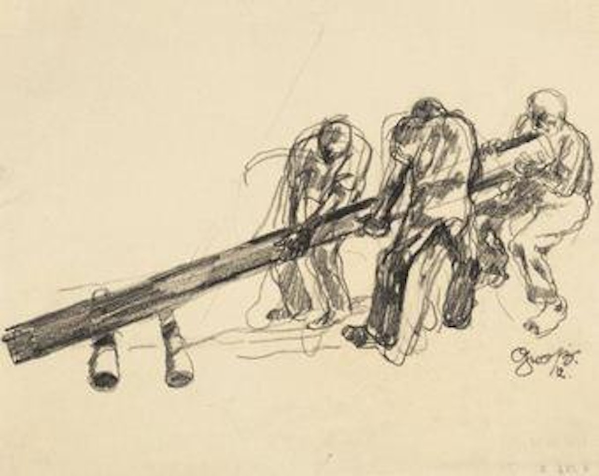 Straßenarbeiter by George Grosz