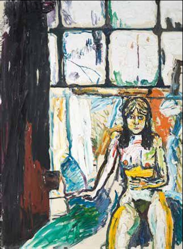 Diane seated by John Bratby