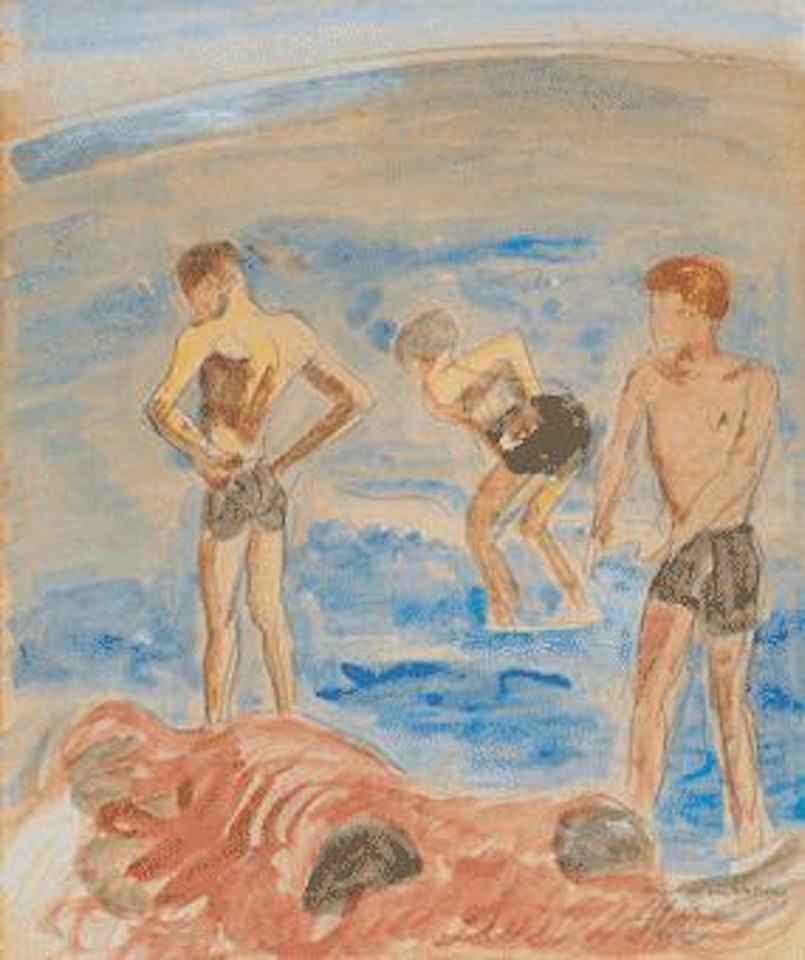 Knaben am Wasser by Erich Heckel
