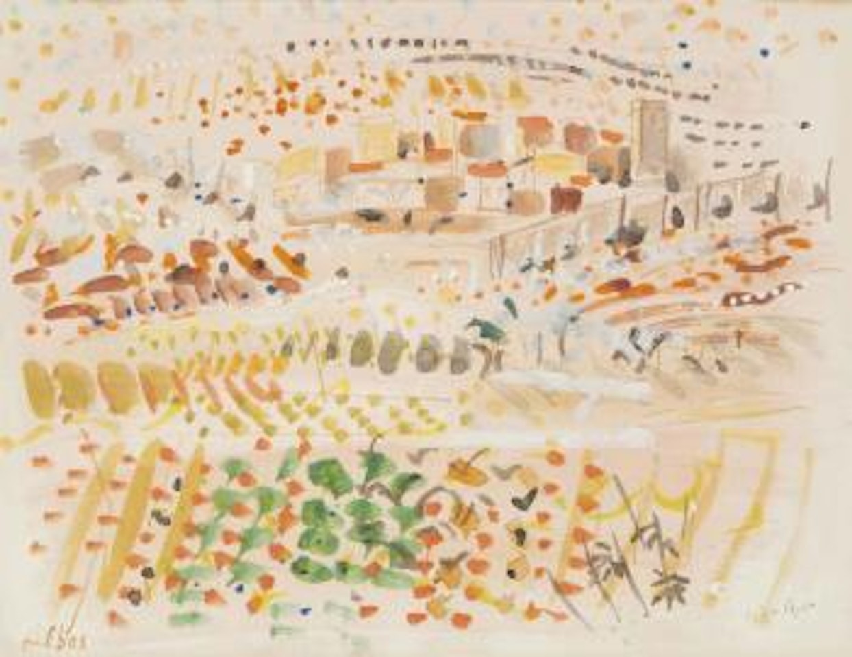 View of Albas by John Piper