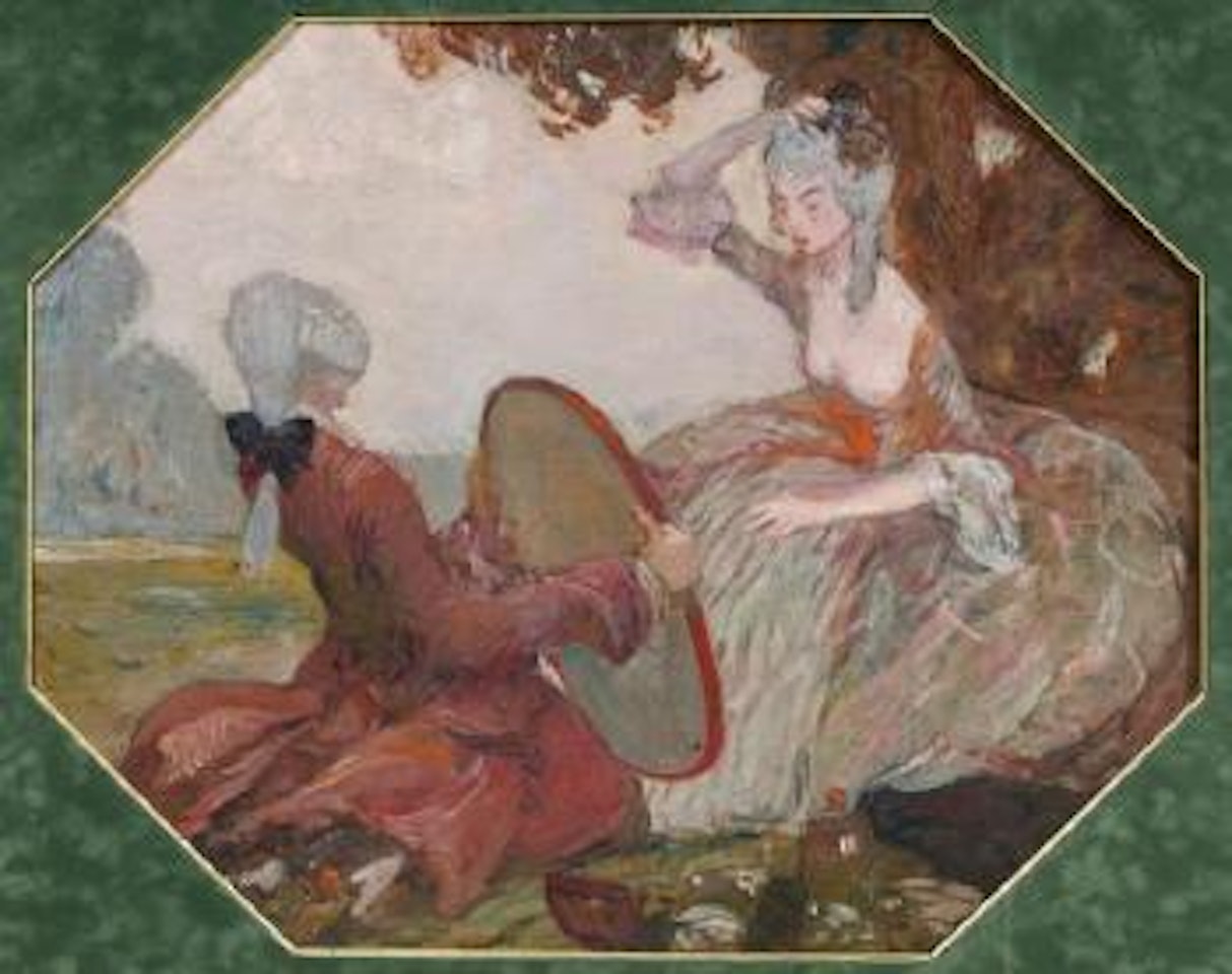 Scène galante by Jean Gabriel Domergue