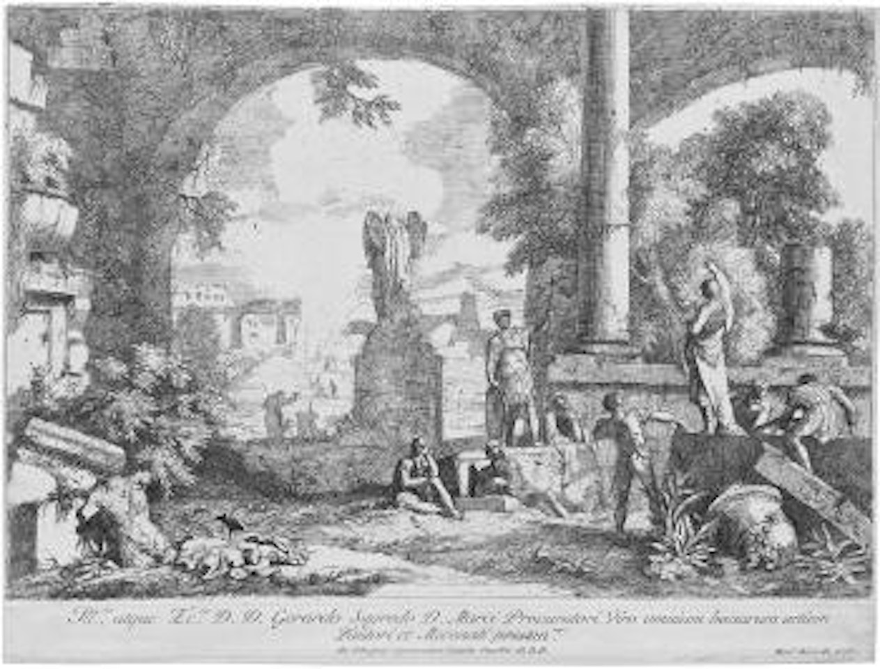 Ysele quema la casa - Und sein Haus brennt by Francisco José de Goya