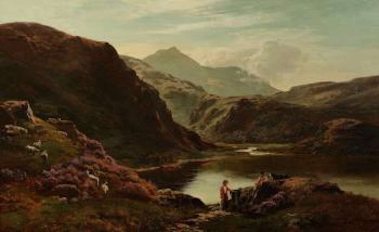 Loch Scavaig, Isle of Sky by Sidney Richard Percy