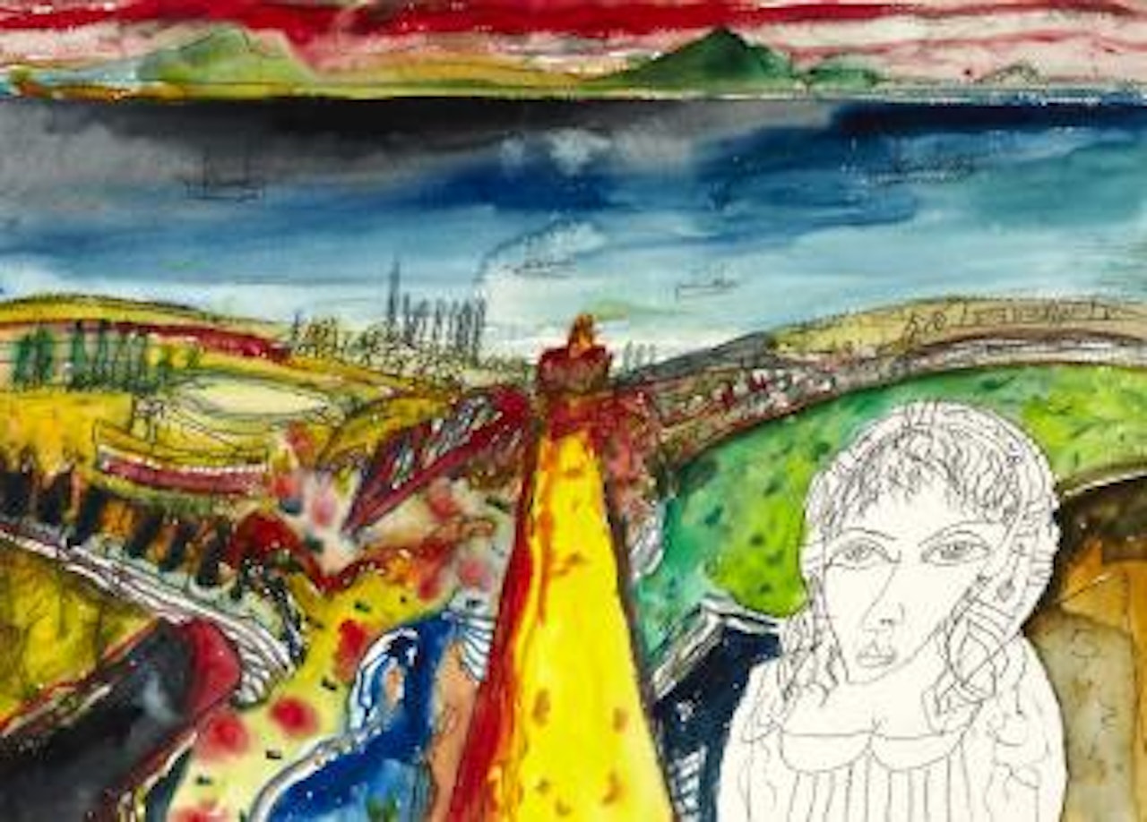 Edinburgh from Fife by John Bellany