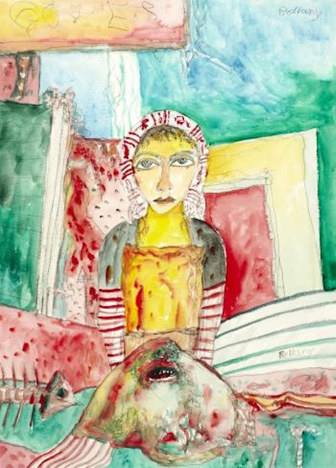 Woman and Stingray by John Bellany