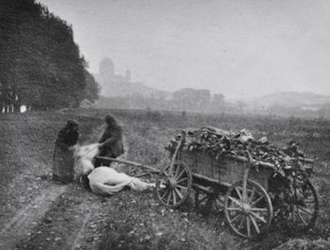 Country Accident, Esztergom, Hungary by André Kertész
