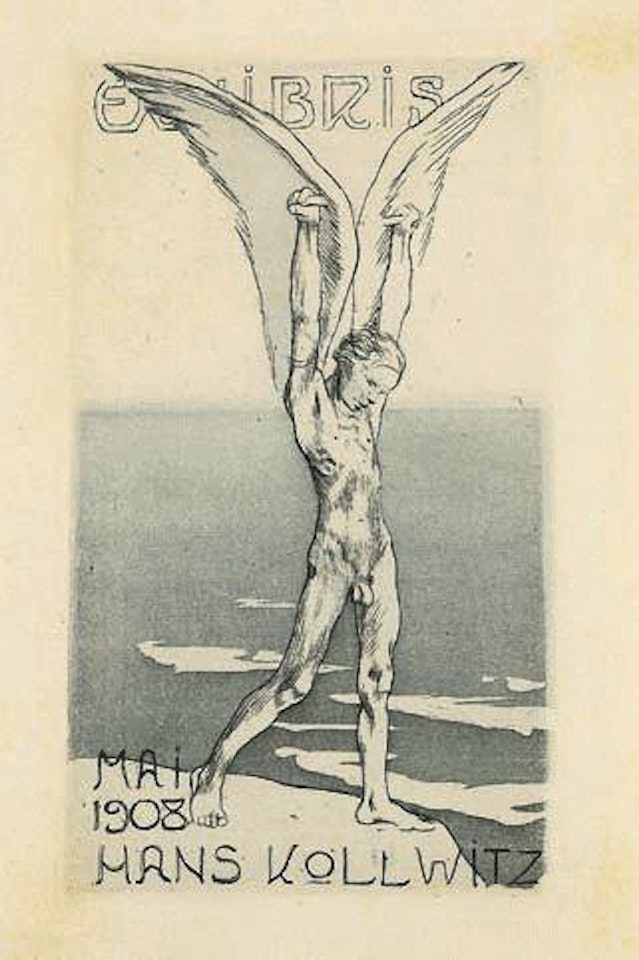Ex-Libris Hans Kollwitz by Kathe Kollwitz