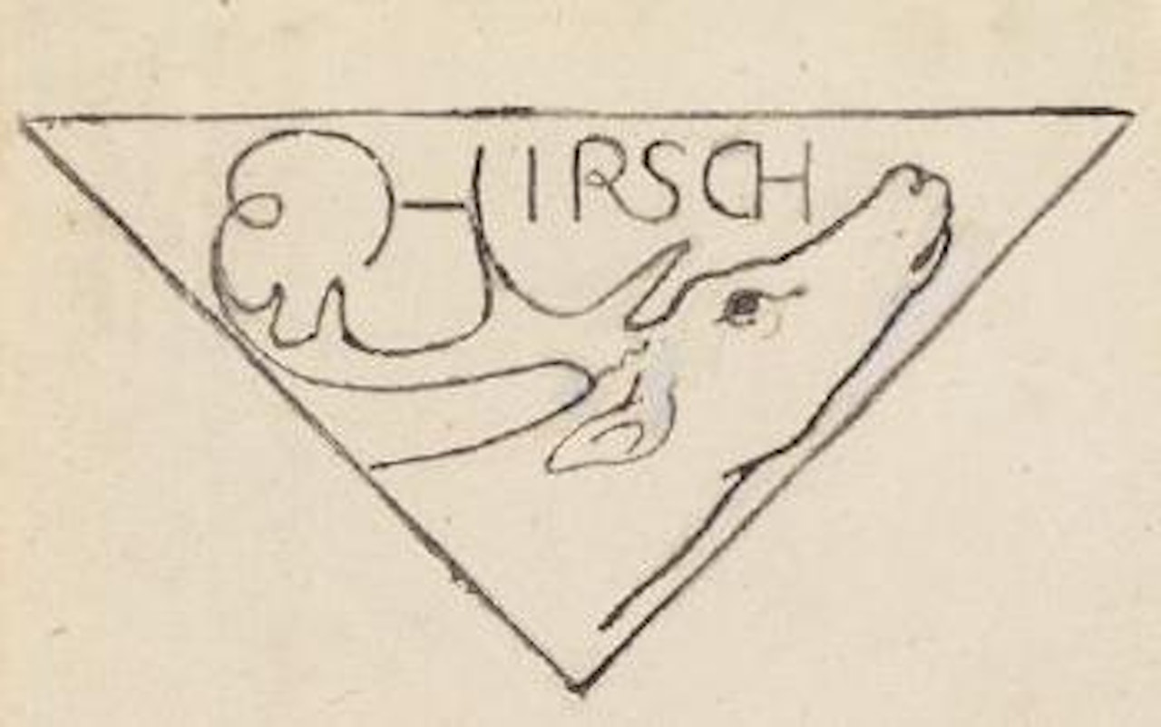 Entwurf zu Exlibris Emil Hirsch IV by Franz Marc