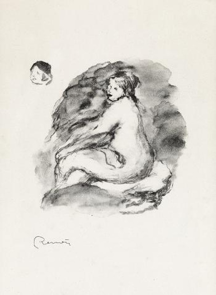 Étude de Femme Nue, Assise, Variante by Pierre-Auguste Renoir