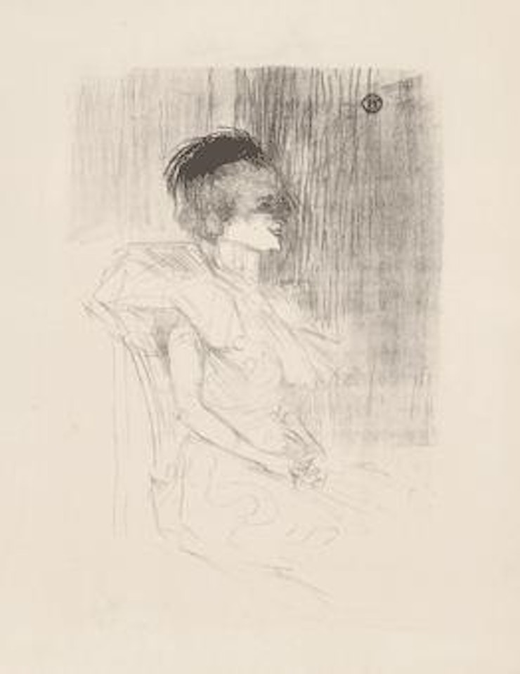 Lender assise by Henri de Toulouse-Lautrec