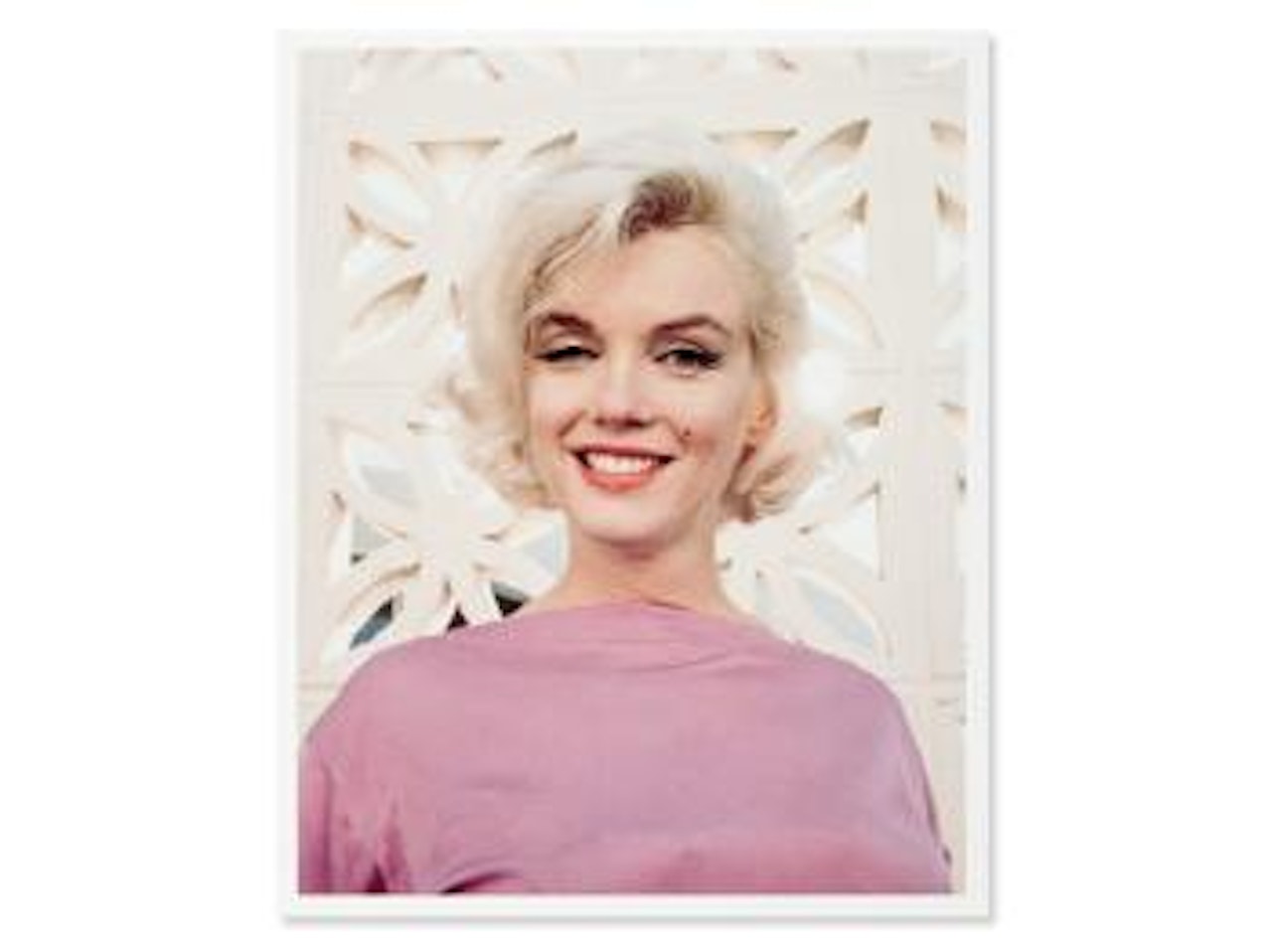 Colored Photograph Of Marilyn Monroe by George Barris