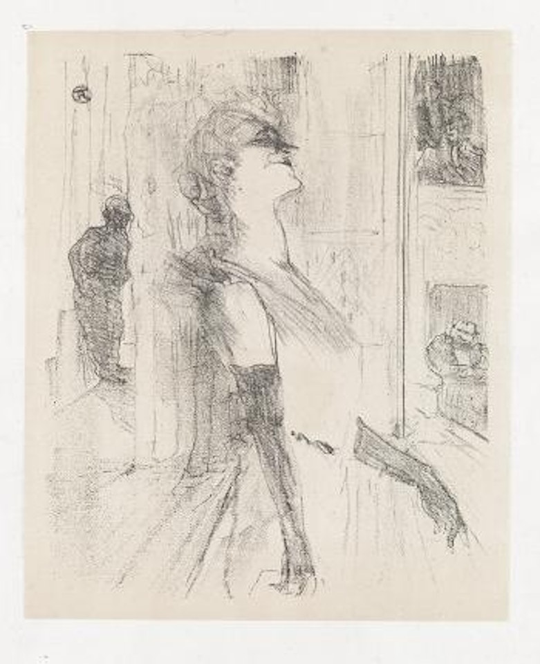 Yvette Guilbert, sur la Scène by Henri de Toulouse-Lautrec