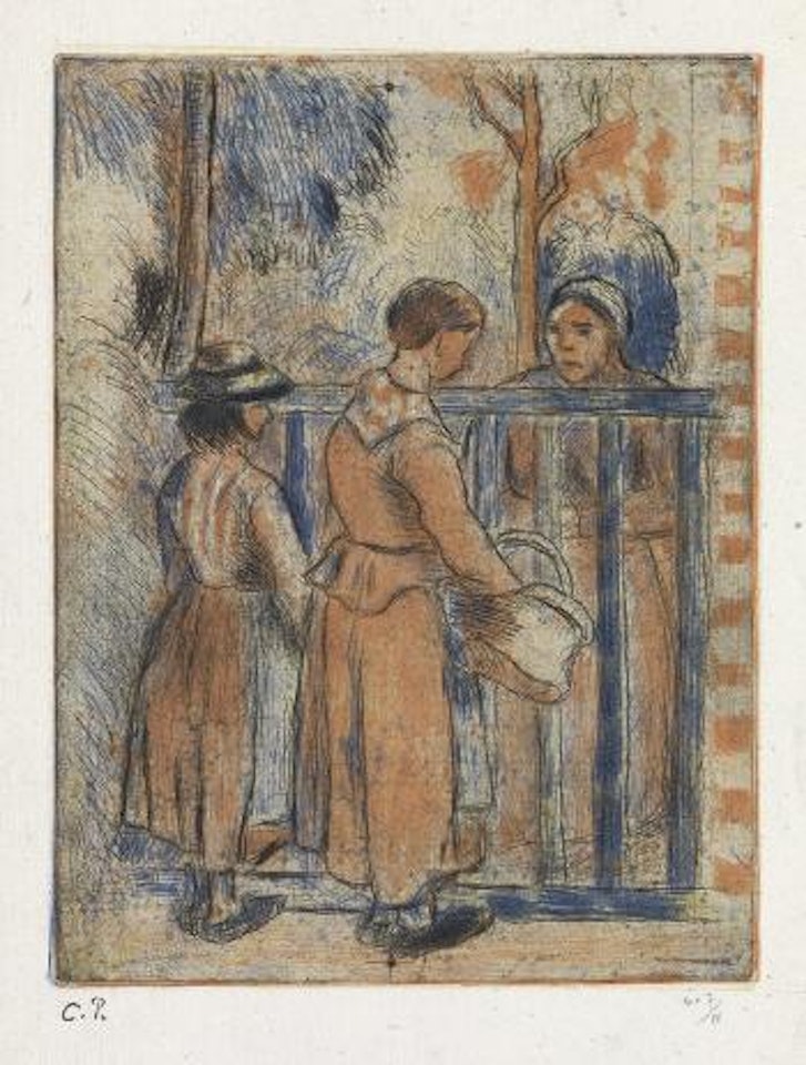 Mendiantes by Camille Pissarro