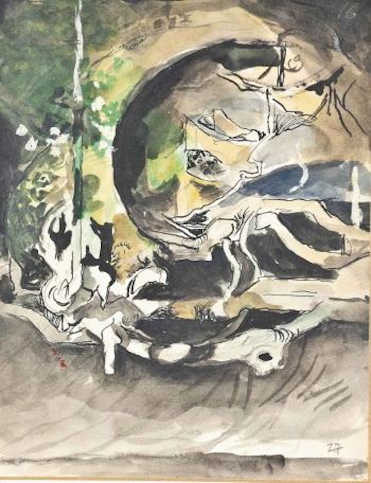 Landscape study by Graham Sutherland