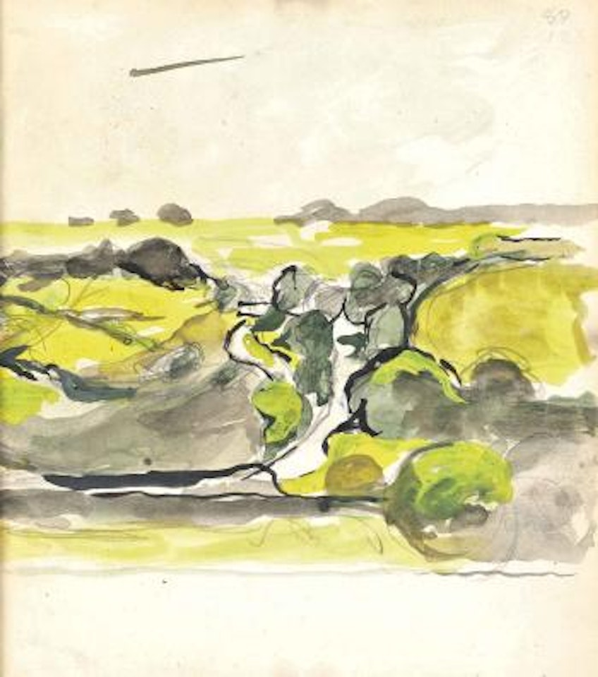 Welsh Landscape (study) by Graham Sutherland