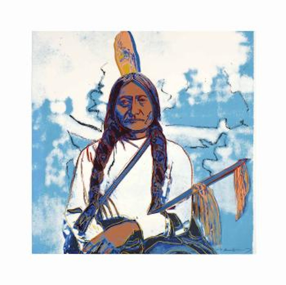 Sitting Bull, from Cowboys and Indians by Andy Warhol