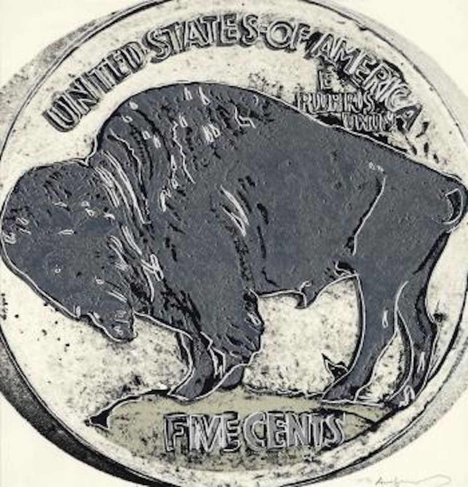 Buffalo Nickel from Cowboys and Indians by Andy Warhol