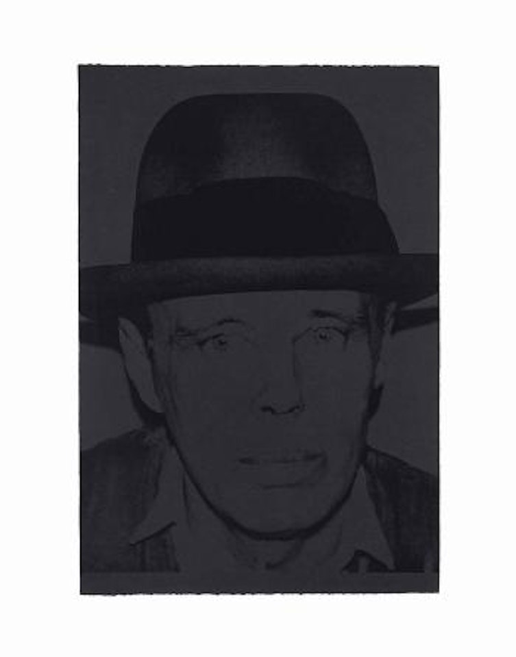 Joseph Beuys: one plate by Andy Warhol