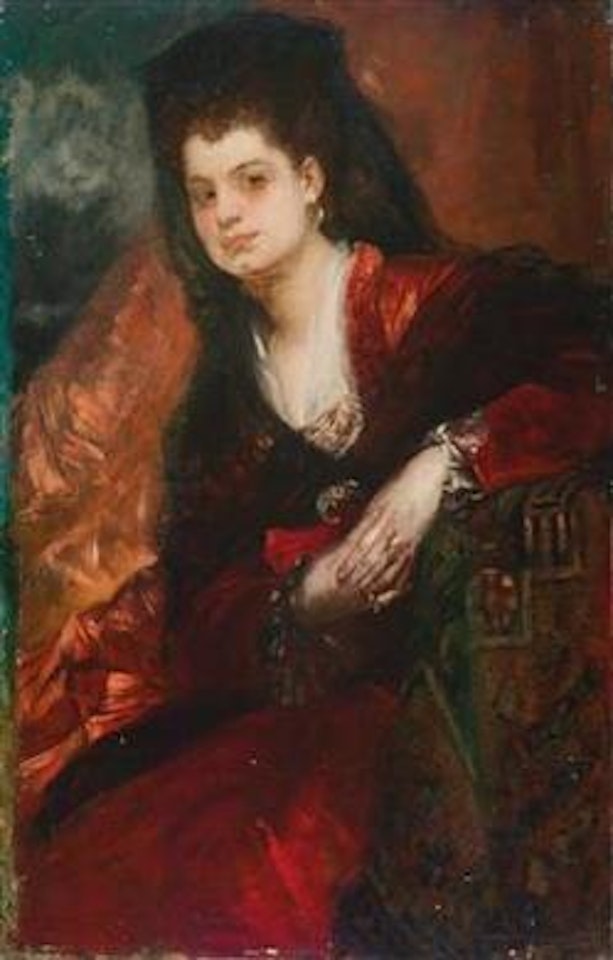 Portrait of the Singer Emilie Tagliana by Hans Makart