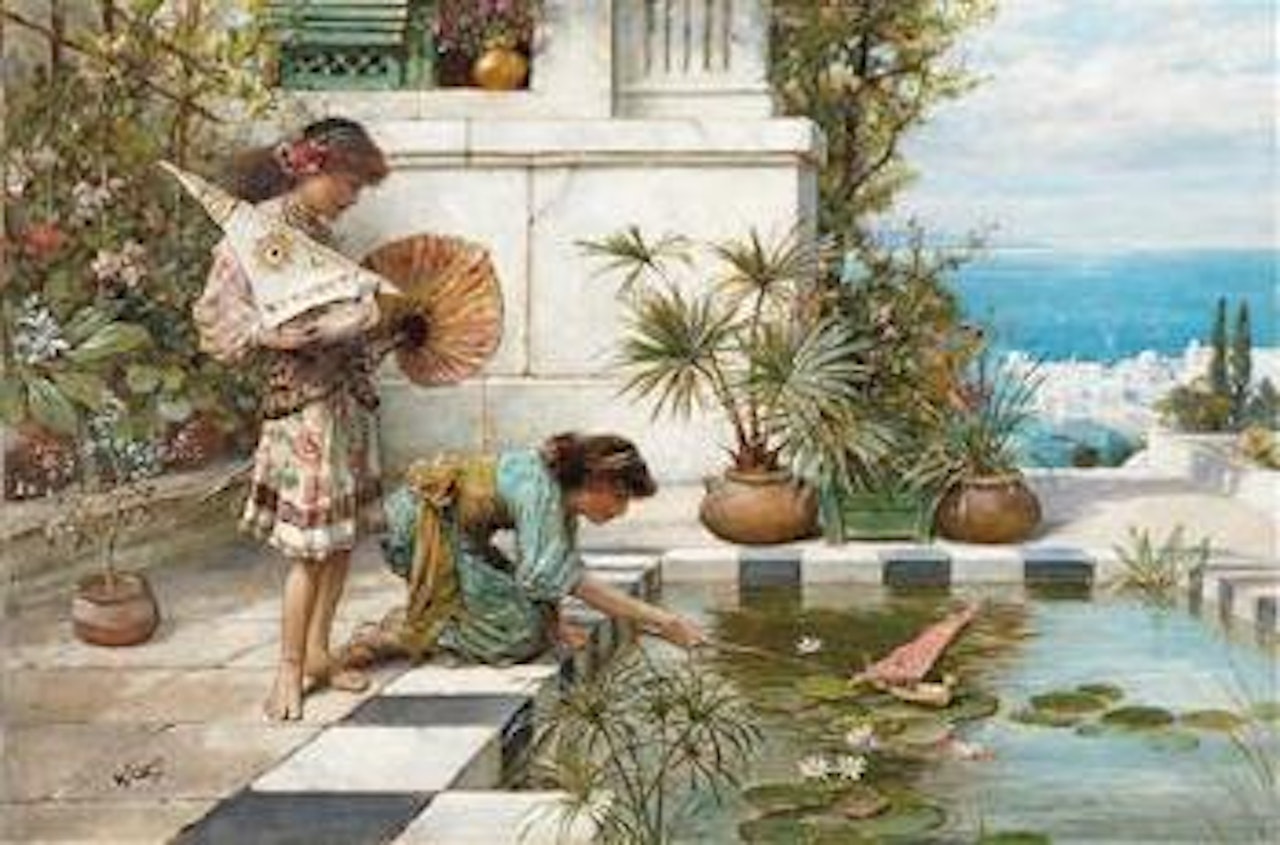 Playing with the Toy Boat by William Stephen Coleman